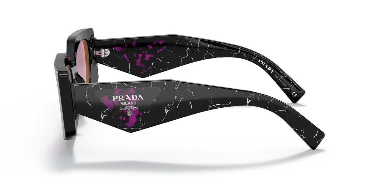 1AB07Q - Black - Dark Violet Mirror Silver Int