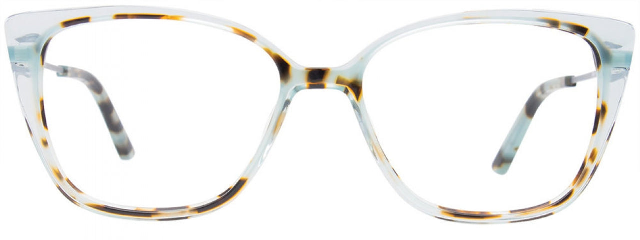 60 - Light Teal & Teal Tortoise / Satin Blue