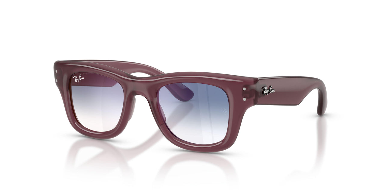 7229U0 - Violet - Clear Gradient Blue Mirror Red