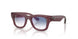 7229U0 - Violet - Clear Gradient Blue Mirror Red
