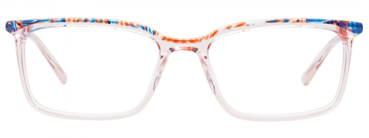 10 - Sand Crystal / Blue Brown Pattern & Rose Gold