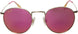 16B - Shiny Light Gold With Pink Yellow - Maui Sunrise
