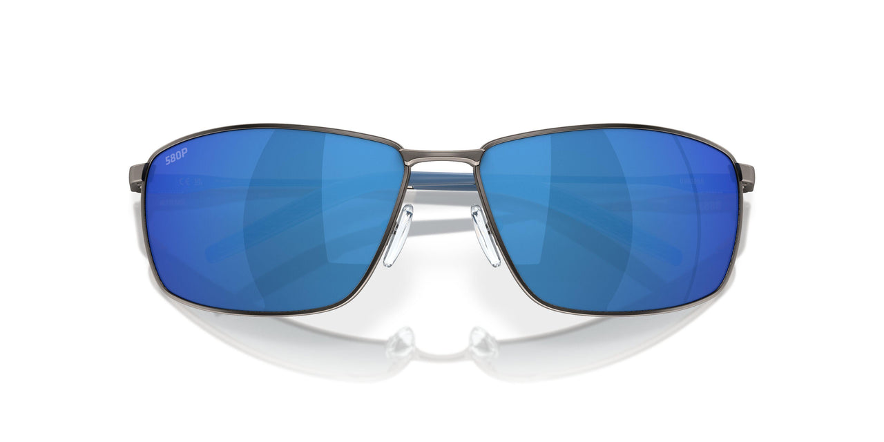 600908 - 247 Matte Dark Gunmetal - Blue Mirror 580p
