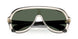 300371 - White - Solid Dark Green