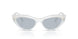 32201U - White - Light Blue Mirror Silver