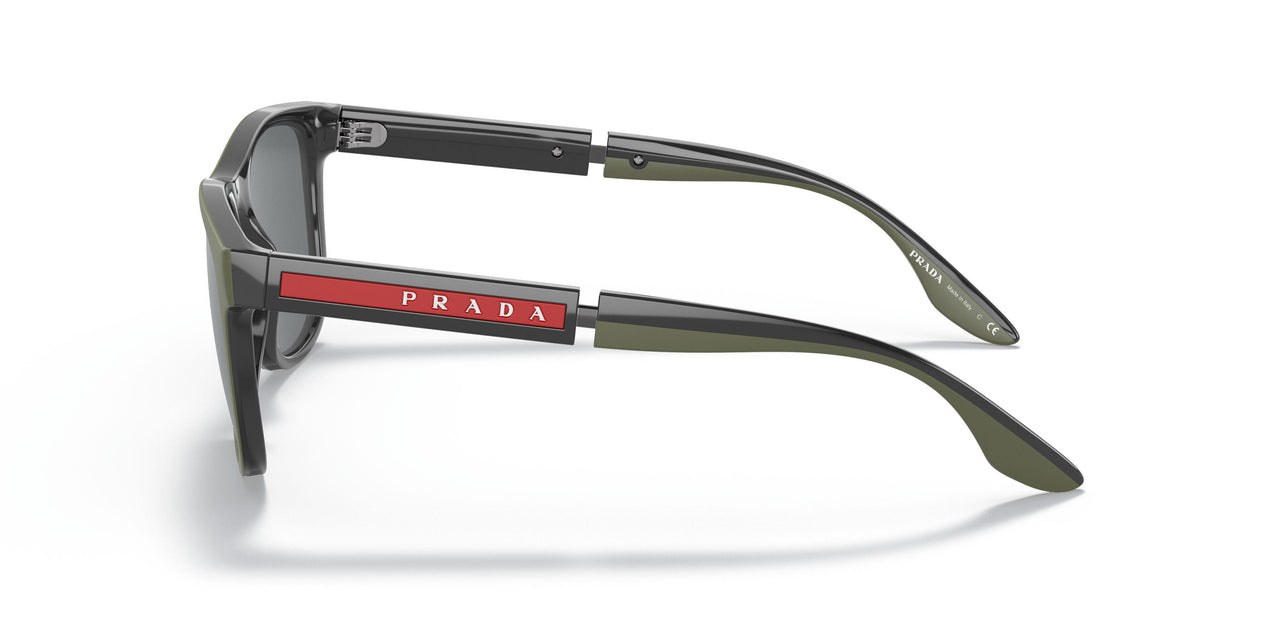 03S0D3 - Green - Light Grey Mirror Black