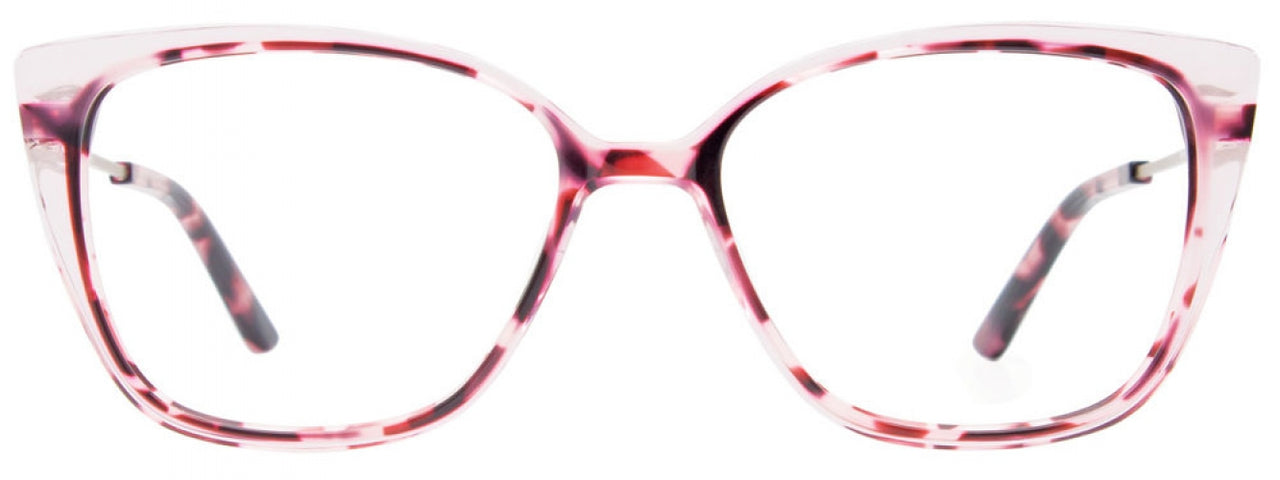 80 - Light Pink & Pink Tortoise / Satin Steel