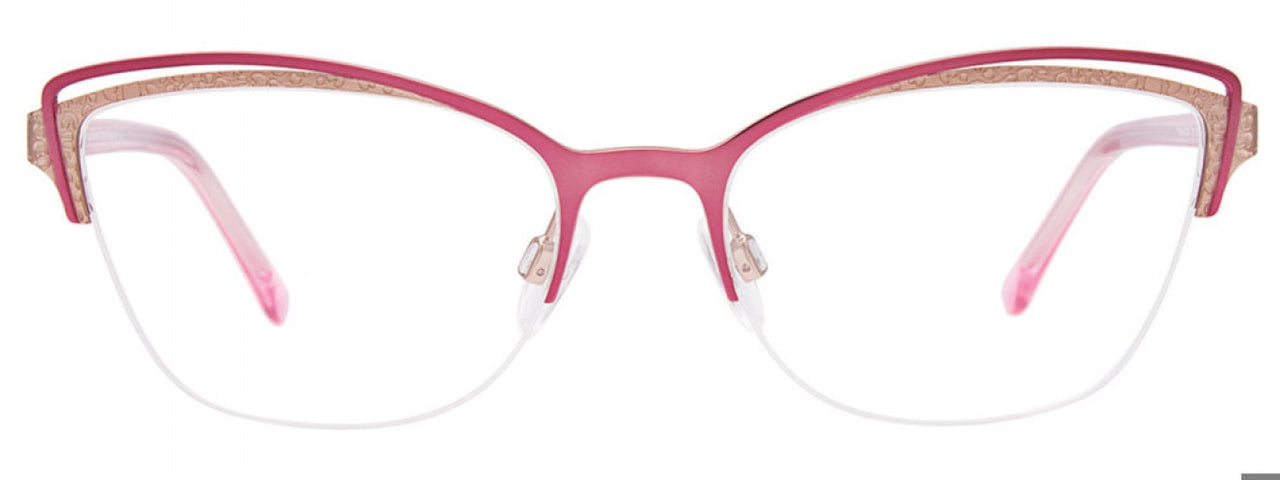 30 - Satin Pink & Light Steel / Pink Crystal
