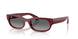 689971 - Red - Light Grey Gradient Dark Grey