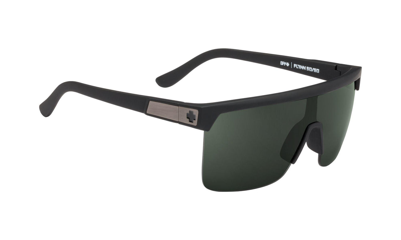 0000077 - Soft Matte Black - Happy Gray Green Polar with Silver Spectra Mirror