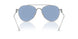 3045AM - Silver - Light Blue Tampo Flower Silver