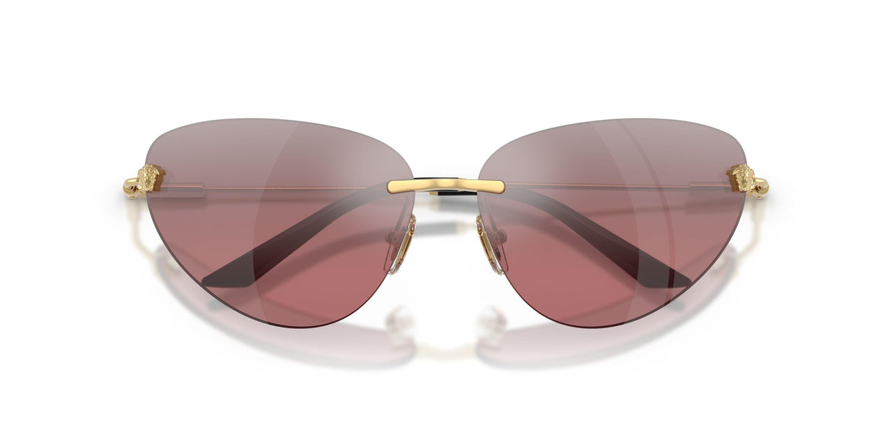 10027E - Gold - Pink Mirror Silver Gradient