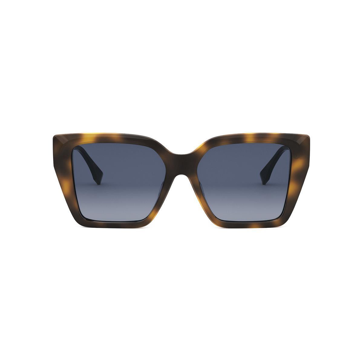 52W - Acetate Shiny Havana - Blue Gradient