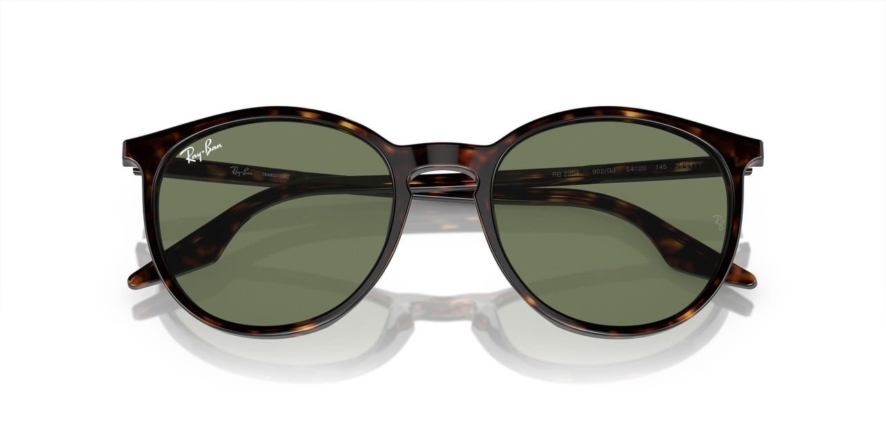 902/GJ - Tortoise - Clear/green