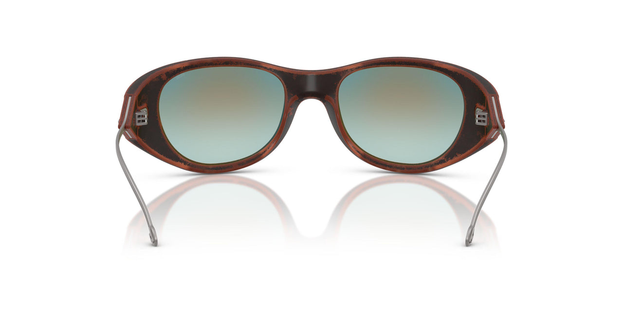 508/B6 - Multicolor - Green Gradient Brown Mirror Red