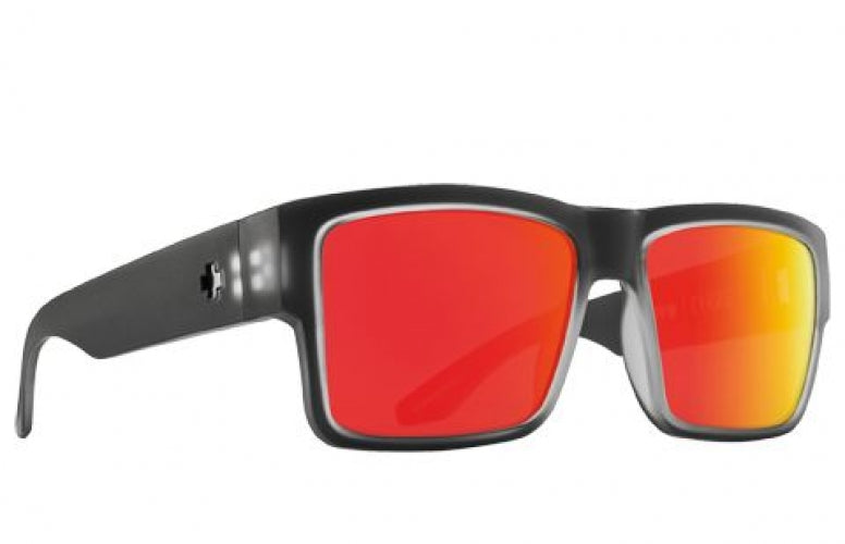 0000079 - Matte Black Ice - Happy Gray Green Polar with Red Spectra Mirror