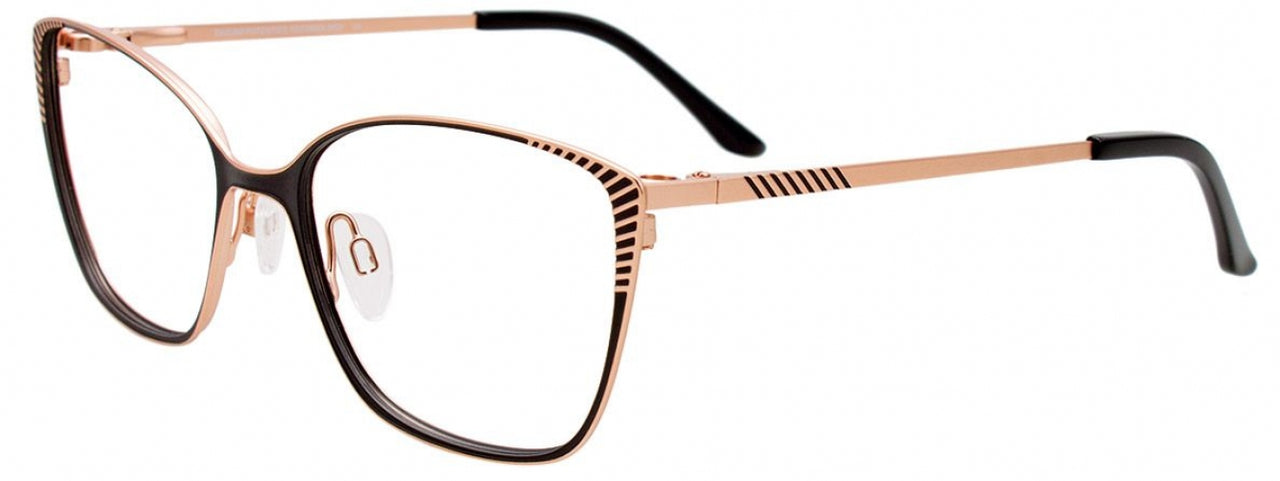90 - Satin Black & Satin Pink Gold
