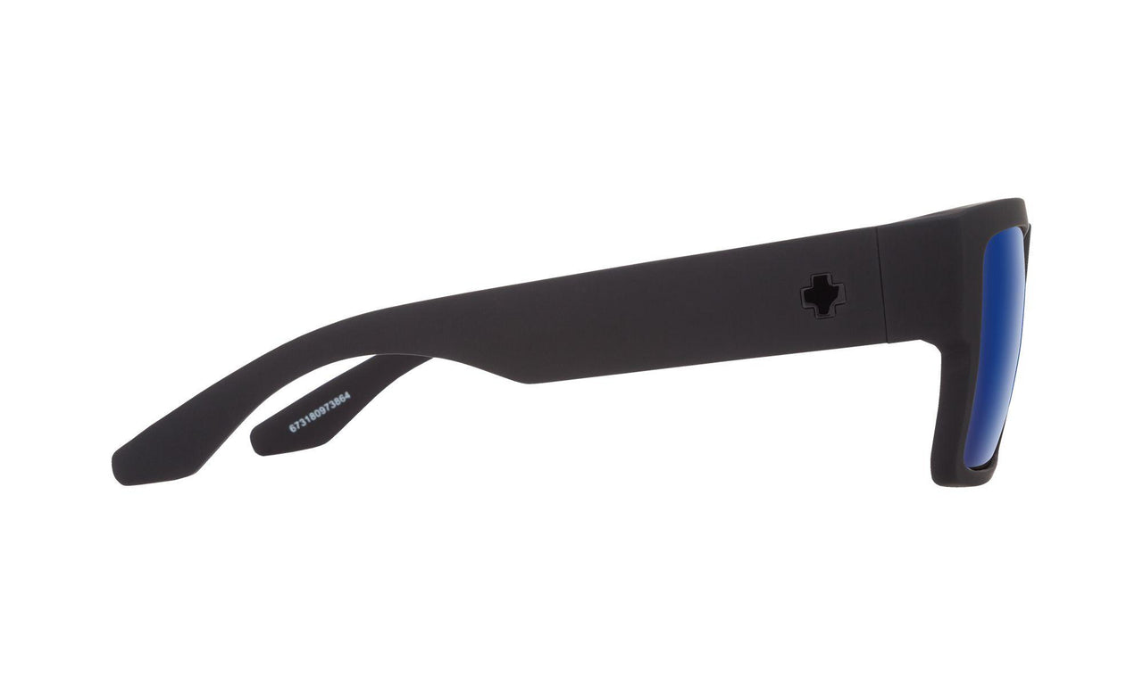973821 - Soft Matte Black - Happy Bronze with Dark Blue Spectra