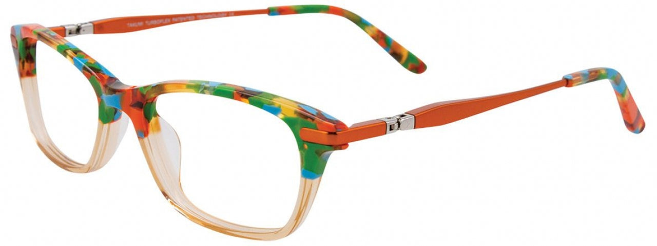 10 - Light Brown & Blue & Green & Orange