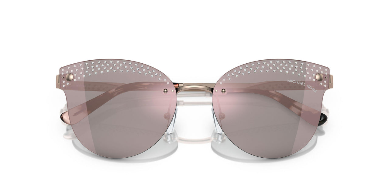 11084Z - Gold - Rose Gold Mirror With Crystals