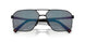 DG008F - Black - Dark Grey Mirror Blue/red