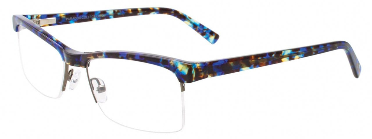 50 - Blue & Yellow & Dark Brown