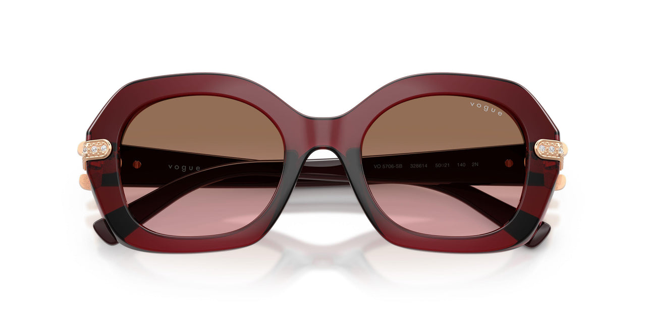 328614 - Red - Pink Gradient Brown