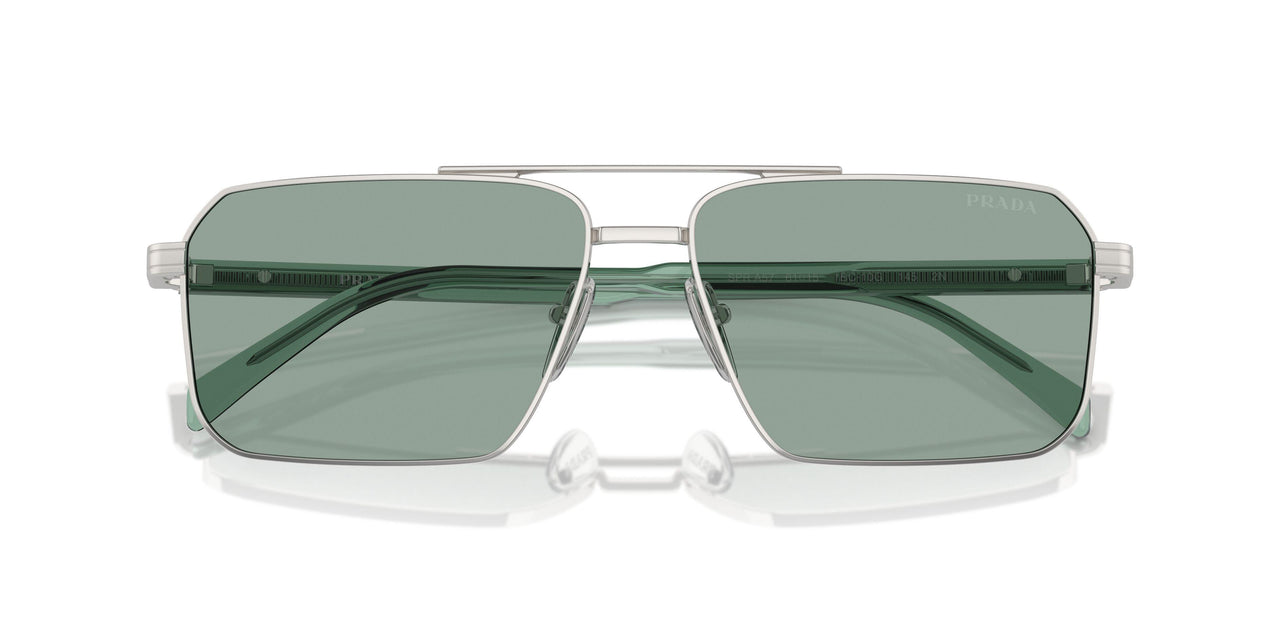 1BC10G - Silver - Petrol Green