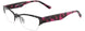 90 - Blk&Grey/Pink&Drkred
