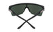 0000077 - Soft Matte Black - Happy Gray Green Polar with Silver Spectra Mirror