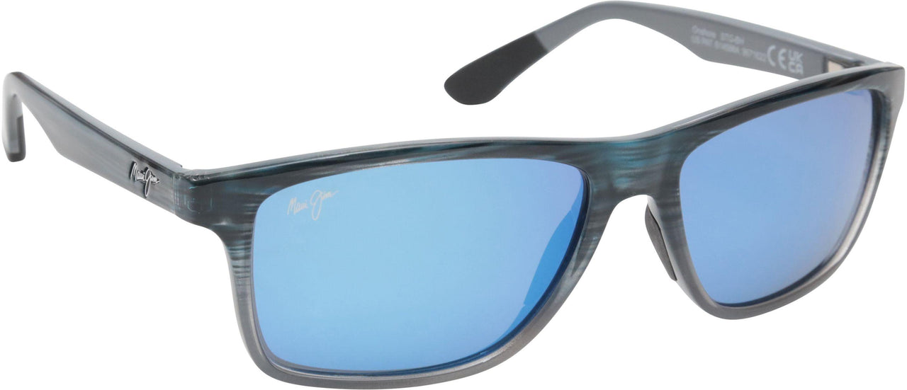 03S - Blue Black Stripe Fade - Blue Hawaii
