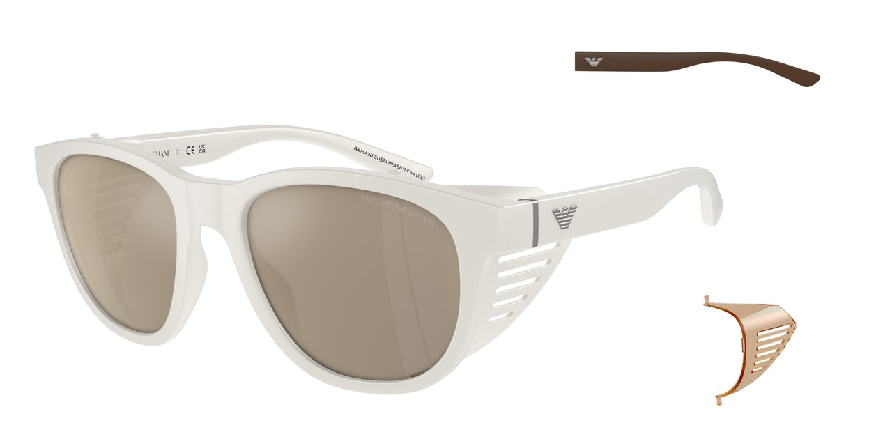 53445A - White - Light Brown Mirror Gold