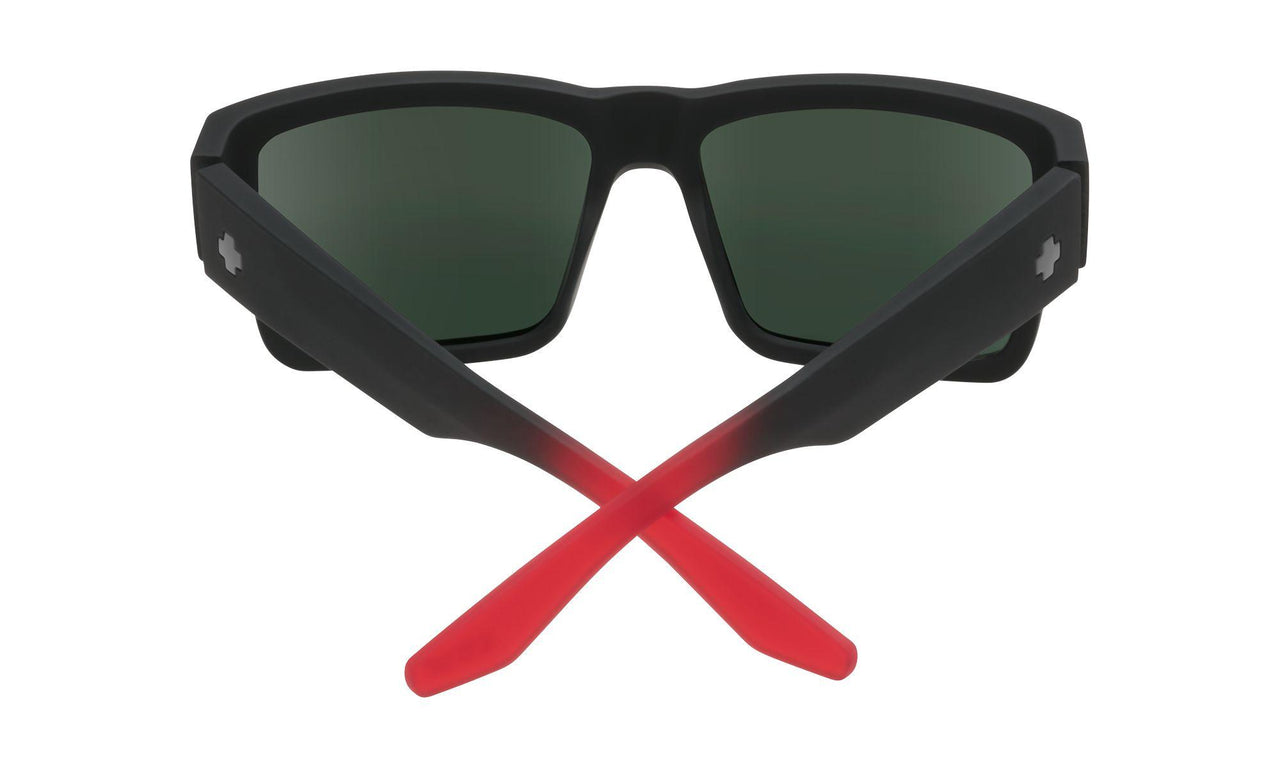 803673 - Soft Matte Black/red Fade - Happy Gray Green with Red Flash