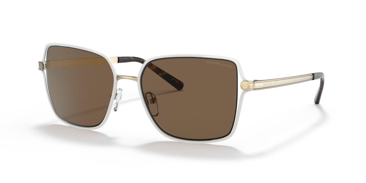188773 - White - Brown Solid