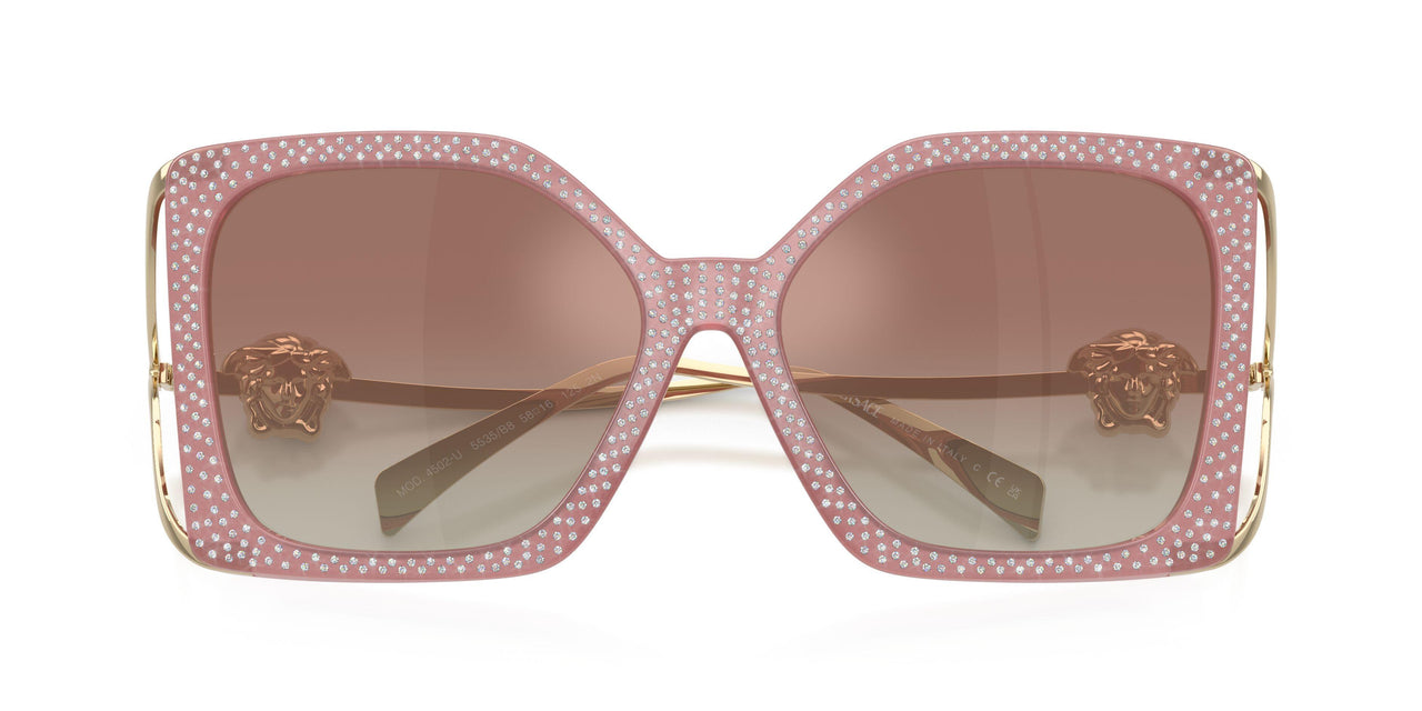 5535B8 - Pink - Gradient Brown Mirror Silver
