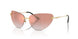 10026F - Gold - Pink Gradient Pink Mirror