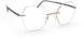 Silhouette The Wave Chassis Rimless 5567 Eyeglasses