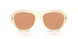 3035/7 - White - Solid Warm Brown