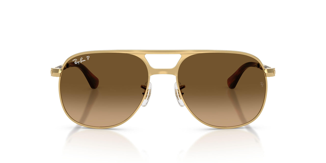 001/M2 - Gold - Polarized Brown Gradient