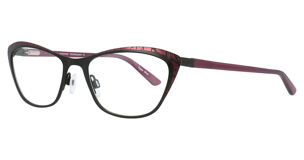 90 - Satin Black & Dark Pink
