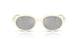 50028V - White - Clear Mirror Silver