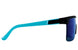 0000083 - Soft Matte Black Translucent Blue - HD Plus Gray Green with Dark Blue Spectra Mirror