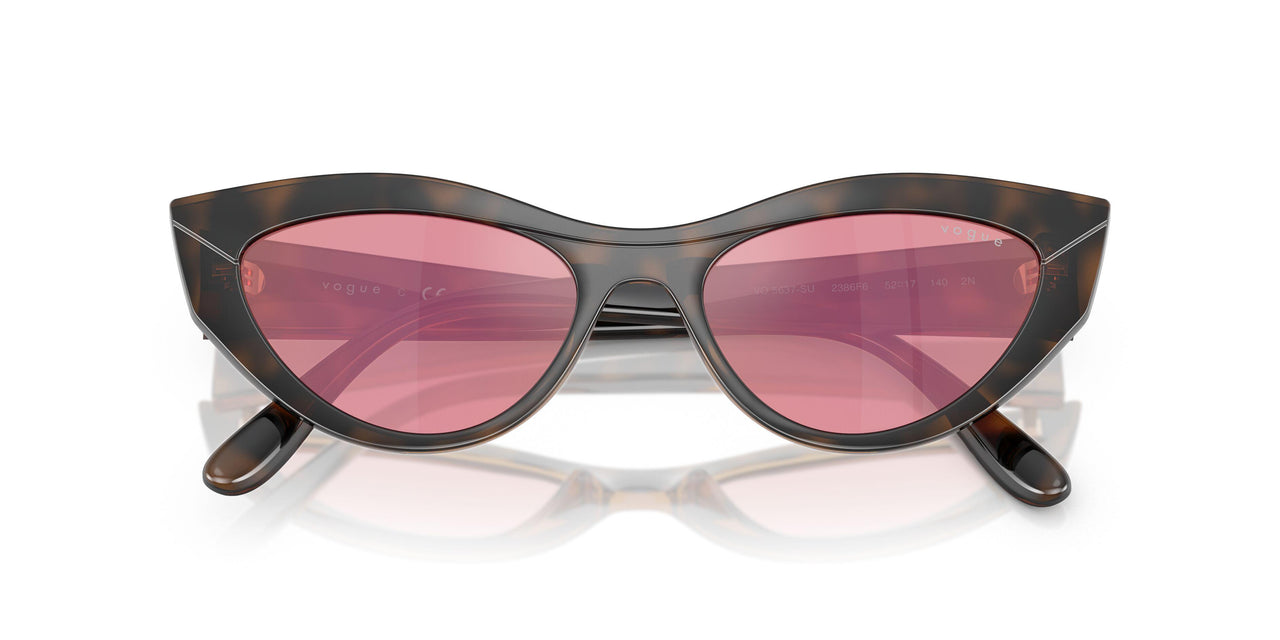 2386F6 - Brown - Pink Dark Mirror Red