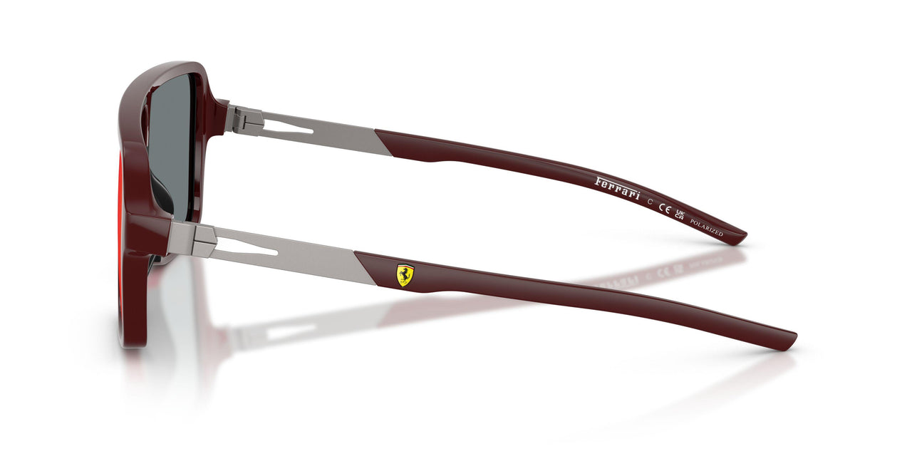 525/M5 - Bordeaux - Dark Grey Mirror Red/yellow