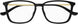 001 - Black/Gold - Transparent