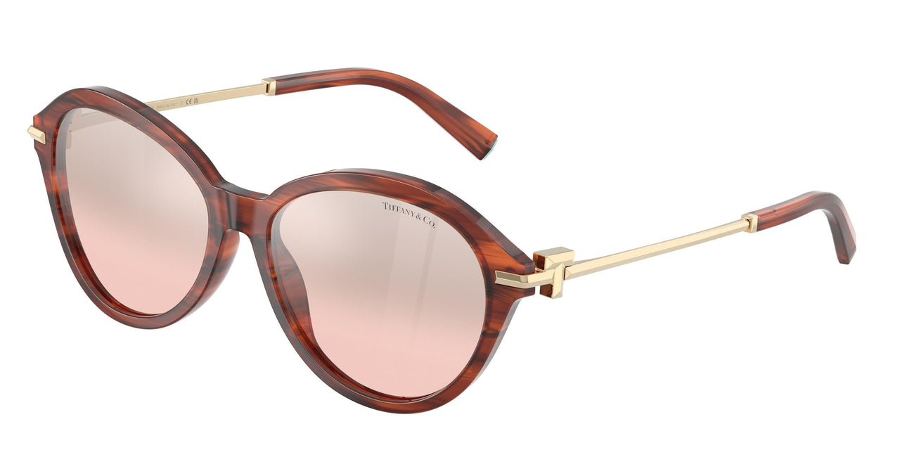 84407E - Tortoise - Light Pink Mirror Gradient Silver