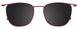 35 - Matt Red & Marbled Red & Crystal / Matt Red