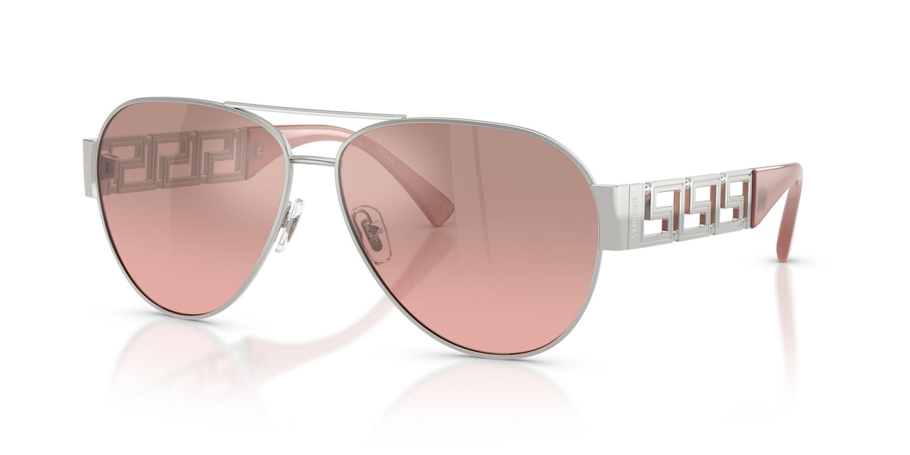 10017E - Silver - Pink Mirror Silver Gradient