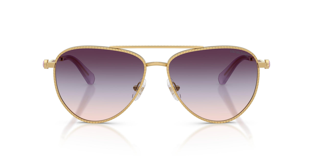 4036U7 - Gold - Gradient Light Brown/blue/violet