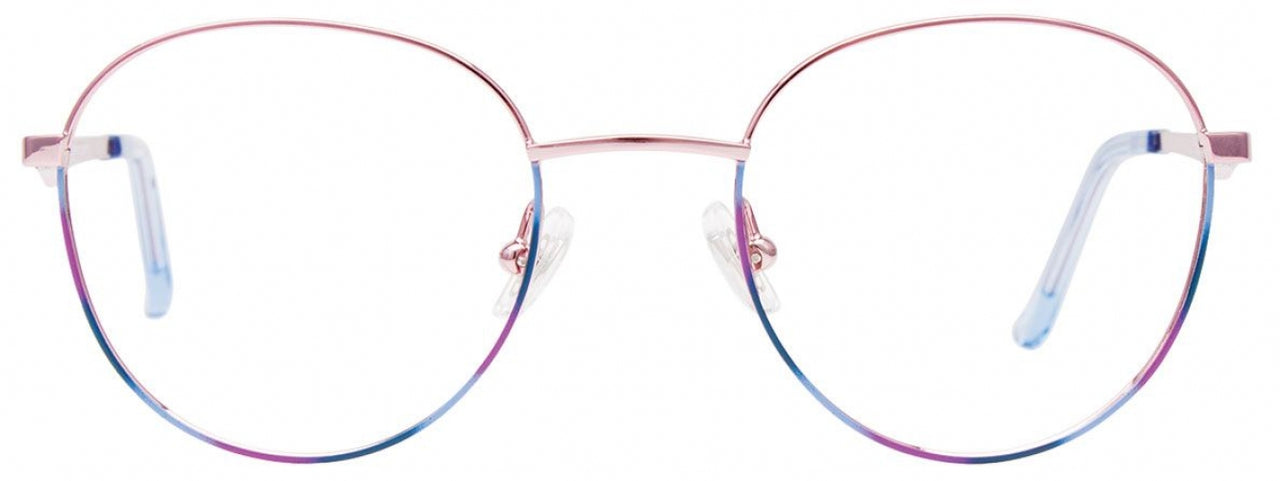 50 - Shiny Pink Gold & Blue Trortoise